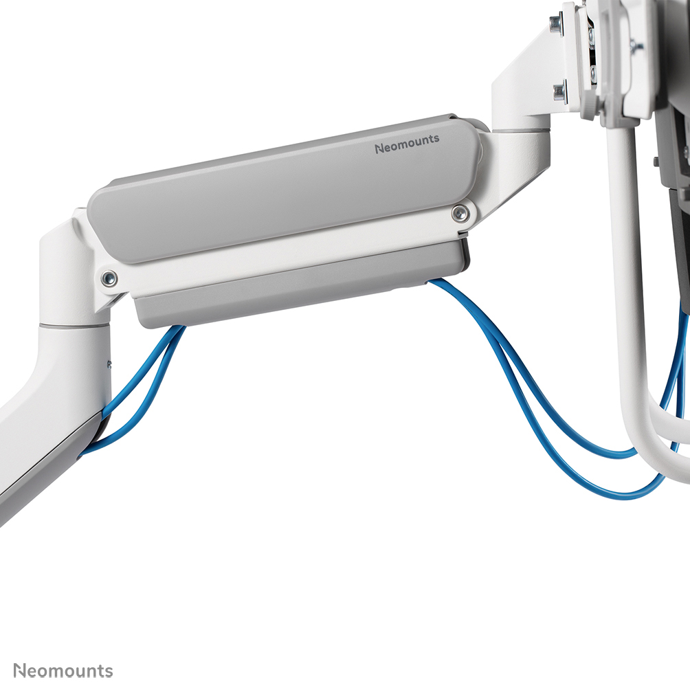 Neomounts DS75-450WH2 Monitorarm 17-32" - Gasfeder - Topfix - 180°-Stopp